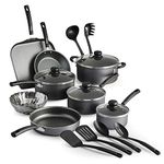 Tramontina PrimaWare 18-Piece Nonstick Cookware Set - Gray by Tramontina USA, Inc.