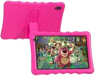 BYYBUO Kids Tablet, 10.1 inch Android 13 Tablet for Kids, 2GB RAM 32GB ROM 6000mAh Battery, Toddler Tablets with Bluetooth, WiFi, Parental Control, Dual Camera, Shockproof Case