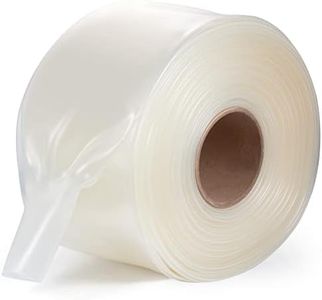Chanzon 2:1 Ratio - 80Ft Roll - 4" (100mm) Heat Shrink Tubing 2:1(25M Total Length) Clear/Transparent Polyolefin Sleeving Wrap Shrinking 2 to 1 1pcs