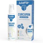 Walpar Curcumin Oral Spray for Sore Throat, Cough, Cold, and Flu - Ginger, Honey, Tulsi, and Piperine Formula | 30ML