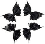 4Pcs Bat Hair Bow Clips for Girls Women Halloween Costume Hair Accessories Party Decorations