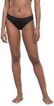 Kenneth Cole Women's Standard Hipster Bikini Swimsuit Bottom, Black, Small