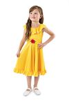 Little Adventures Yellow Beauty Princess Twirl Dress (Large Size 8)