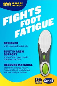 Scholl LiquiFlex Everyday Insoles – Large Size Comfort Support