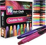 Hair Chalk 16 Color Double Pack wit