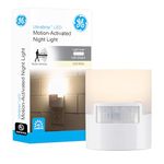 GE Enbrighten LED Night Light, Motion Sensor, 1 Pack, 40 Lumens, Plug-in, UL Listed, Ideal for Bedroom, Nursery, Bathroom, Kitchen, Hallway, White, 12201
