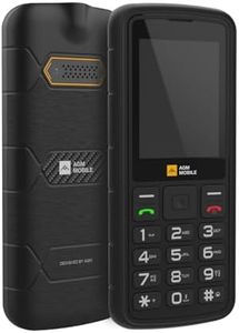 AGM M9 Teléfono Móvil para Personas Mayores, 2024 2G gsm Senior Moviles de Teclas Grandes, Llamada Rápida, IP68/69K Impermeable, Dual SIM,Bateria 1000mAH,Linterna, Negro