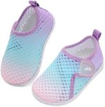 Baby Toddler Water Shoes Swim Shoes for Boys Girls Water Shoes Beach Pool Shoes Colorful 2.5-3 Years