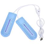 Electric Fast Shoe Dryer, Dormitory Home Portable Compact Boot Dryer Fast Dry Boot Drying Device(Blue)