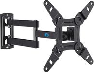 Pipishell Full Motion TV Wall Mount for 13-43 Inch LED LCD Flat Curved Screen TVs & Monitors, Max VESA 200x200mm up to 44lbs, Swivel TV Mount Wall Bracket with Rotation Swivel Tilt Extension, PISF1
