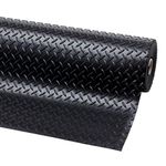 Rubber Matting 3mm Thick,Rubber Garage Flooring Matting,Heavy-Duty Anti-Slip Rubber Matting Roll,Commercial Rubber Floor Mat, Garage Flooring, Van Lining Sheet (100 X 300CM)