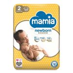 2X Mamia Size 2 Nappies Newborn 60 Pack