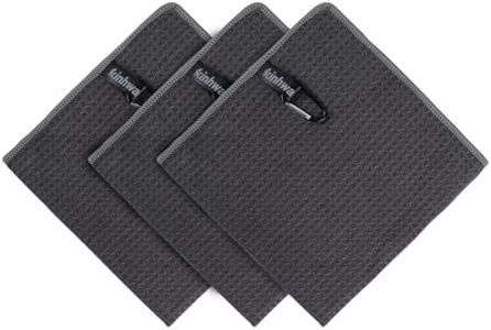 Handkerchiefs Sweat Absorbing Handkerchief for Men Sport Microfiber Hankies for Sport,Gym,Hands, Face, Body 5PC (3, 15 * 15in)