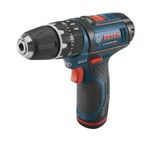 BOSCH PS130-2A 12-Volt Lithium-Ion Ultra-Compact Hammer Drill/Driver Kit, 3/8-Inch, Blue