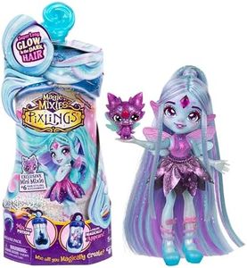 Magic Mixies Pixlings Dragonfly Deluxe Pack -Flyt. Create and Mix A Magic Potion That Magically Reveals A 16.5cm Doll with Super Long Magic Hair! with an Exclusive Mini Mixies and 4 Hair Accessories.
