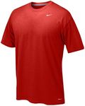 NIKE Youth Boys Legend Short Sleeve Tee Shirt (Youth Large, Red)