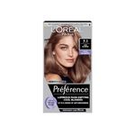 L'Oreal Paris Preference Hair Dye, Long Lasting, Luminous Permanent Hair Colour, 7.1 ASH BLONDE