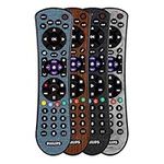 Philips Universal Remote Control for Samsung, Vizio, LG, Sony, Sharp, Roku, Apple TV, RCA, Panasonic, Smart TVs, Streaming Players, Blu-ray, DVD, 4 Device, Teal, SRP4320T/27