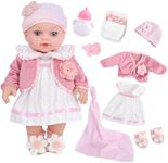 DOTVOSY 12" Girl Baby Dolls Playset