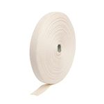 Kraftz 100% Cotton Bias Binding Tape 50m | Cotton Tape for Bunting with Herringbone Pattern Weaving | Perfect for Crafts or Dressmaking (12mm, Natural)