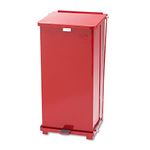 Rubbermaid Commercial Products Defenders Step-On Container 49 Litre Red FGST24EPLRD