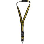 NCAA Siskiyou Sports Fan Shop Iowa Hawkeyes Lanyard 21 inch Team Color