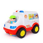 Knick Knack Little Learning Ambulance Activity Toy with Operation, Medical Tools, Lights and Music 2-in-1 Pretend Doctor Play Set for Baby (Multicolor)