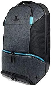 Acer Predator Gaming Hybrid Backpack - for All 15.6" Gaming Laptops, Travel Backpack, Multiple Pockets, Black/Teal