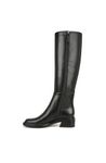 Franco Sarto Women's Giselle Flat Tall Boot Knee High, Black Leather, 10 UK
