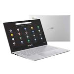 ASUS Chromebook C425 Laptop- 14" Full HD 4-Way NanoEdge, Intel Core M3-8100Y Processor, 8GB RAM, 64GB eMMC Storage, Backlit KB, Chrome OS, C425TA-DH384 Silver
