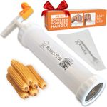 KneadEat Churrera Churro Maker with Piping Bag Churro Filler. Homemade Delicious Churros. Easy QR-Recipe Included to Prepare and Fill Your Own Churros at Home. Includes Brushes for Easy Cleaning. User