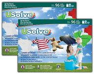 Usolve, Eco-Friendly & Plastic-Free Laundry Detergent Strips(2 Pack Spring Breeze, Up to 192 Loads) - Hypoallergenic, Biodegradable & Ultra Concentrated - Total 96 Count