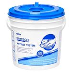 Kimtech® Wettask® Reusable Cleaning Wipes System, 1 Bucket + 6 Rolls, 60 Sheets/Roll (Total 360 sheets) (30914)