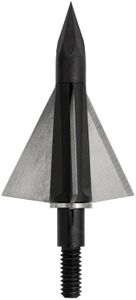 Swhacker #311 100 Grain Fixed 3-Blade Single-Bevel Broadhead, 1.2-Inch Cutting Diameter, 3-Pack, Made in USA