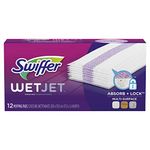 Swiffer Wetjet Mopping Pad, Multi Surface Wet Cleaner Refills For Floor Mop, 12 Count