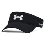 Under Armour Mens Golf96 Visor - Black/White - One Size