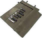 Chef’s Knife Roll Bag, Waxed Canvas