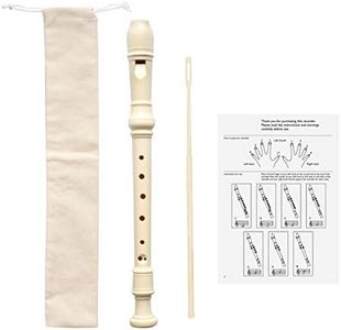 ConCerto Plastic Soprano Flute w/Cleaning Stick and Storage Bag for Kids/Students/Beginners