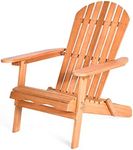 Costway Eucalyptus Wood Adirondack 