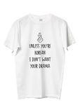 Think Tech Korean Group Quote Printed Tshirt White - Size - L