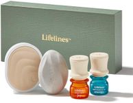 Lifelines Sensory Immersion Gift Set - Includes Everyday Aromatherapy Diffuser, Fidget Grounding Stone & 2 Essential Oil Blends - Unique Sensory Gifts for Women & Men