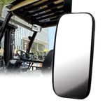 Heavy Equipment Truck Mirror 1Pcs, Excavator, Forklift Rearview Mirrors, Tractor, Plow, Dump truck, Lorry, Loader, Boat Yacht Fishing Side View Reversing (5.3"x9")