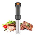 Inkbird Sous Vide Cooker, 1000 Watts Wi-Fi Sous Vide Machine ISV-200W, Accurate Temperature & Timer Control, 3D Immersion Circulator Slow Cooker for Sous Vide Cooking