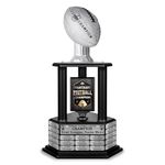 Perpetual Fantasy Football Trophy - Silver Football 26" / Black/FFL Champion