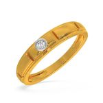 KISNA 14K Yellow SI Diamond Gold Ring for Women | Claire S18