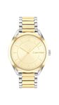 Calvin Klein Analogue Quartz Watch for Women with Two-Tone Stainless Steel Bracelet - 25200192