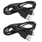 Create idea 2Pcs USB Power Charger Cable Cord Compatible with Nintendo Gameboy Micro GBM USB Charging Cable Lead Accessories Power Charger Cord Lead Wire 1.2m