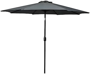 Mountview 3M Outdoor Umbrella Cantilever Base Stand Outdoor Market Umbrella Garden Patio Beach Umbrellas(270cm x 270cm x 240cm, Grey)