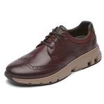 Rockport Men's Reboundx Wingtip Sneaker, Andorra Leather, 12.5 UK