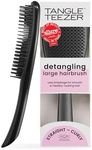 Tangle Teezer Large Ultimate Detangler Hairbrush for Wet & Dry Hair, Eliminates Knots & Reduces Breakage for Long, Thick, & Curly Hair Types, Black Gloss